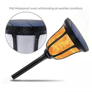 Farol solar LED estilo retro luz cálida 2200k 4