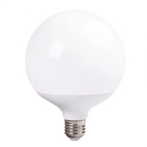 Bombilla LED E27 18w tipo globo en luz fría, neutra o cálida