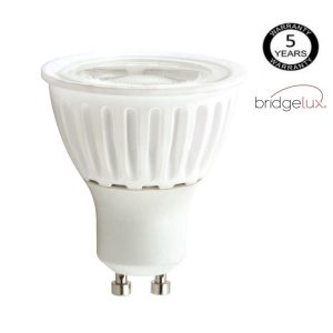 Bombilla LED GU10 cerámica 9w 12º Bridgelux luz cálida, neutra o fría