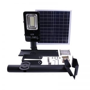 Farola solar programable de 60w IP65 galvanizada - Imagen 3