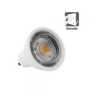 Bombilla LED GU10 regulable 6w en luz cálida, neutra o fría