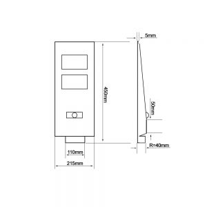 Farola solar con sensor de movimiento 40w Epistar