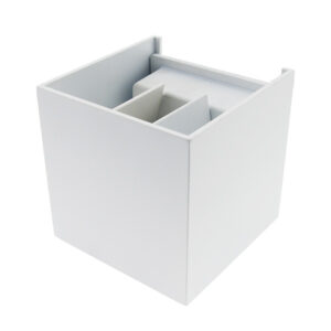 Aplique de pared minimalista LED White Cube 6w IP54