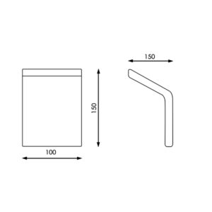 Aplique LED blanco para pared 10w - Imagen 4