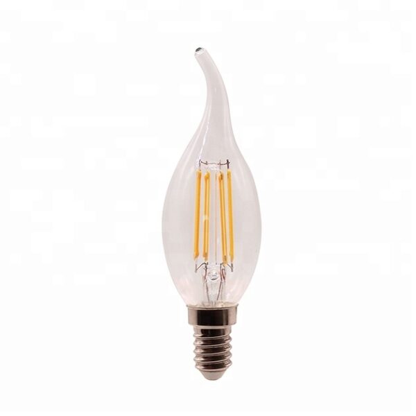 Bombilla LED B11 C35 para candelabro, bombilla LED regulable C35 de 6 W,  base E26, blanco cálido 2700 K, bombilla LED equivalente a 50 W, 110-120  VAC