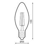 Bombilla-LED-Filamento-E14-C35-4W-Ámbar-1
