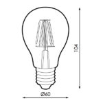 Bombilla-LED-Filamento-E27-A60-4W-Ámbar-1