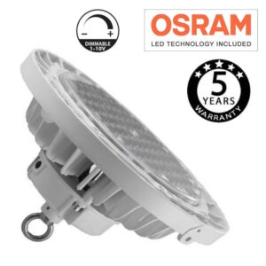 Campana industrial LED 200W  UFO UGR17 OSRAM Chip Dimable 1-10V