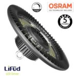 Campana industrial LED UFO INTELIGENTE 150W OSRAM Chip 130lm/w IP65