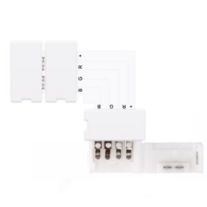 Conector RGB en L para tiras LED de 12v y 24v - Imagen 3