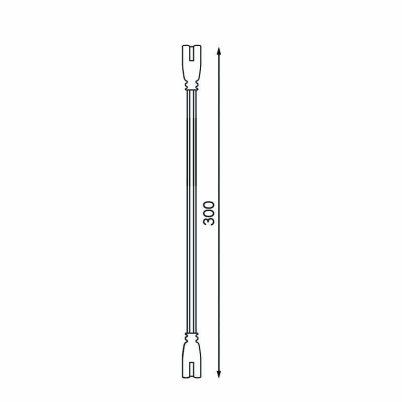 Cable Conector Doble Para Regleta Led Enlazable Slimline Minaled