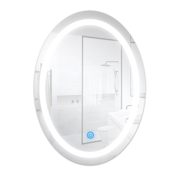Espejo para baño con LED integrado 15W ovalado