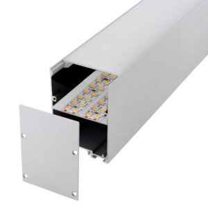 Perfil para tiras LED de 92 mm ancho máx. opcional colgante 2m - Imagen 4