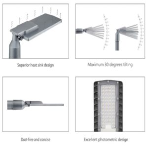 Farola LED 60w chip SMD3030 Bridgelux 140lm/w - Imagen 7