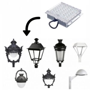 Módulo LED programable para farolas 10-65w chip Bridgelux SMD5050 8D - Imagen 6