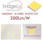Módulo-Optico-LED-50W-BRIDGELUX-Chip-SMD5050-8D-para-Farola-2