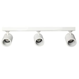 Barra de 3 focos en línea blancos orientables GU10 - Imagen 5