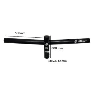 Cruceta de dos brazos de acero para farolas - Imagen 3