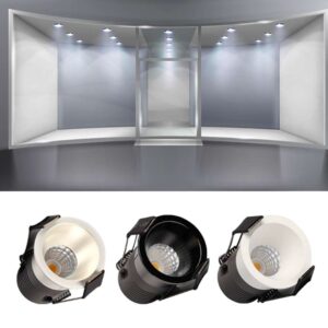 Downlightled antideslumbramiento 5w negro cromo 5,5cm IP40 575lm - Imagen 12