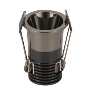 Downlightled antideslumbramiento 5w negro cromo 5,5cm IP40 575lm - Imagen 6
