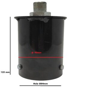 Adaptador de 90 mm con rosca para faloras led - Imagen 3