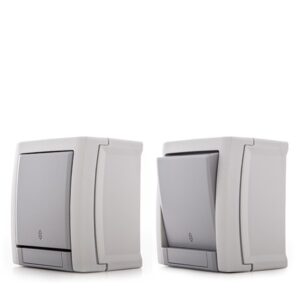 Conmutador para exterior Panasonic Pacific 10A 250v gris - Imagen 5