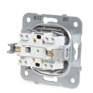 Interruptor doble Panasonic Karre 10A 250v blanco - Imagen 3