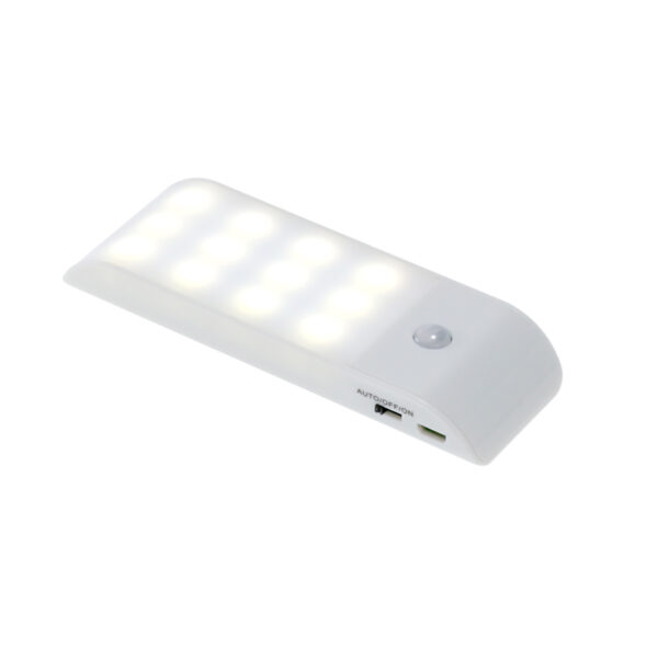 Reciclar autor Llave Luz LED con batería recargable y sensor de movimiento 3w con imán
