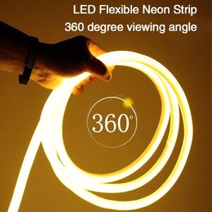 Neón LED circular flexible 360º 220v 25m 9,6w/m 55lm/m 120LEDs/m 16mm IP67 - Imagen 3