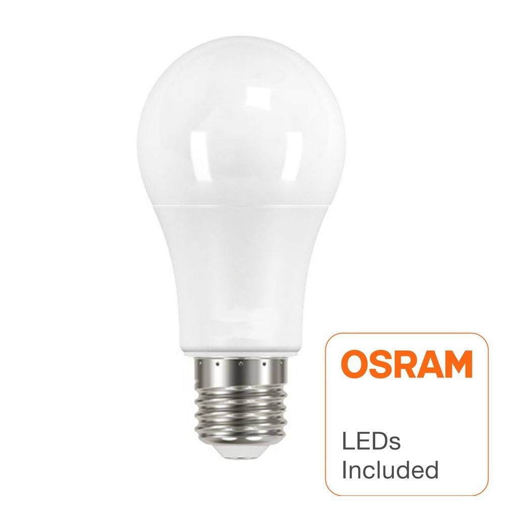 Bombilla LED OSRAM E27 A60 180º de alta luminosidad 150Lm/W