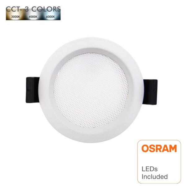 Downlight LED 10W Circular - OSRAM CHIP DURIS E 2835 - CCT - UGR17