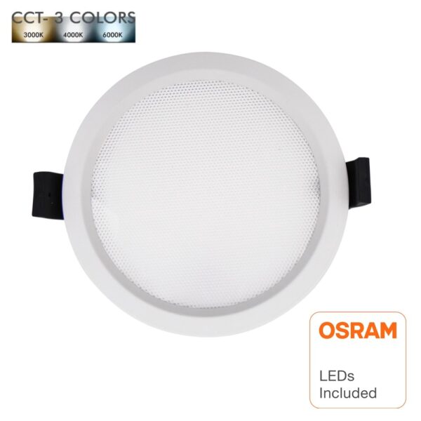 Downlight LED 15W Circular - OSRAM CHIP DURIS E 2835 - CCT - UGR17