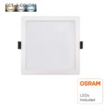 Downlight LED 15W Cuadrado - OSRAM CHIP DURIS E 2835 - CCT - UGR17