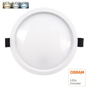 Downlight LED temperatura seleccionable 20W OSRAM UGR17 17cm IP54 2400lm - Imagen 7