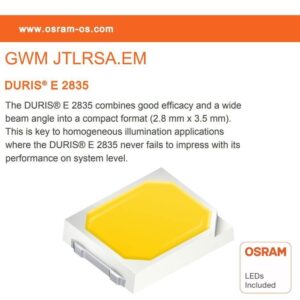 Downlight LED temperatura seleccionable 20W OSRAM UGR17 17cm IP54 2400lm - Imagen 3