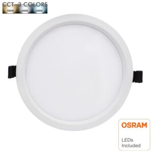 Downlight LED temperatura seleccionable 30W OSRAM UGR17 22cm IP54 3600lm - Imagen 8