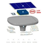 Farola-Solar-LED-100W-Portatil-SUNWAY-Soporte-regulable-altura-con-ruedas-12