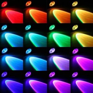 Foco led RGB sumergible de superficie para piscinas 12v 12w IP68 - Imagen 3