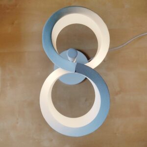 Lámpara LED doble espiral de sobremesa 12w - Imagen 3
