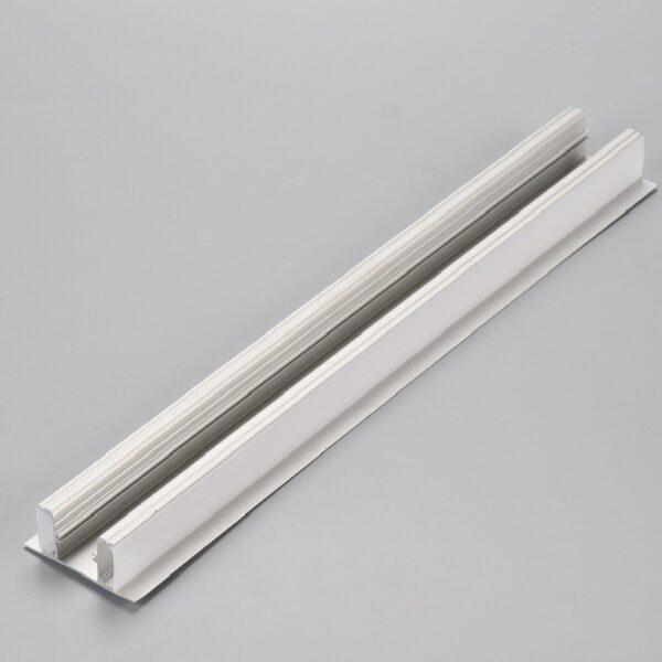 Perfil aluminio para tira LED doble luz 49x17mm