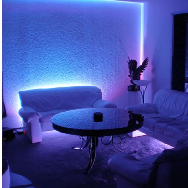 Tira LED color ultravioleta 60Led/m 14,4w/m 5m SMD 5050 IP20 12v